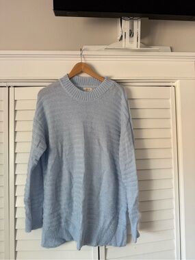 Style & Co. Light Blue Crewneck Sweater